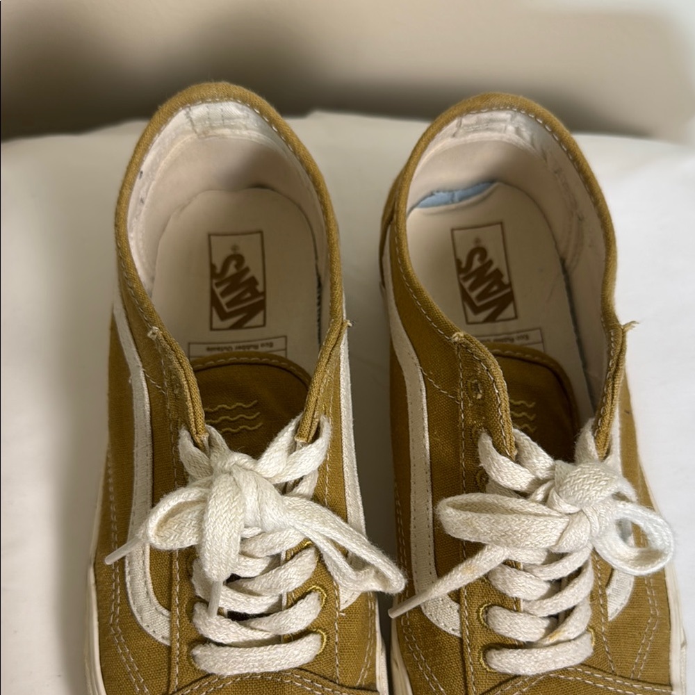 Vans Ochre Sneakers with White Accents - Picture 2 of 4